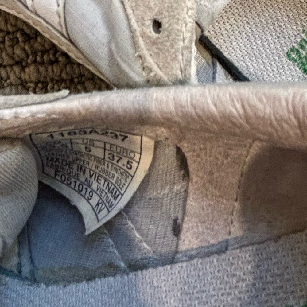 Onitsuka Tiger by Asics White and Green Sneakers - Picture 6 of 7